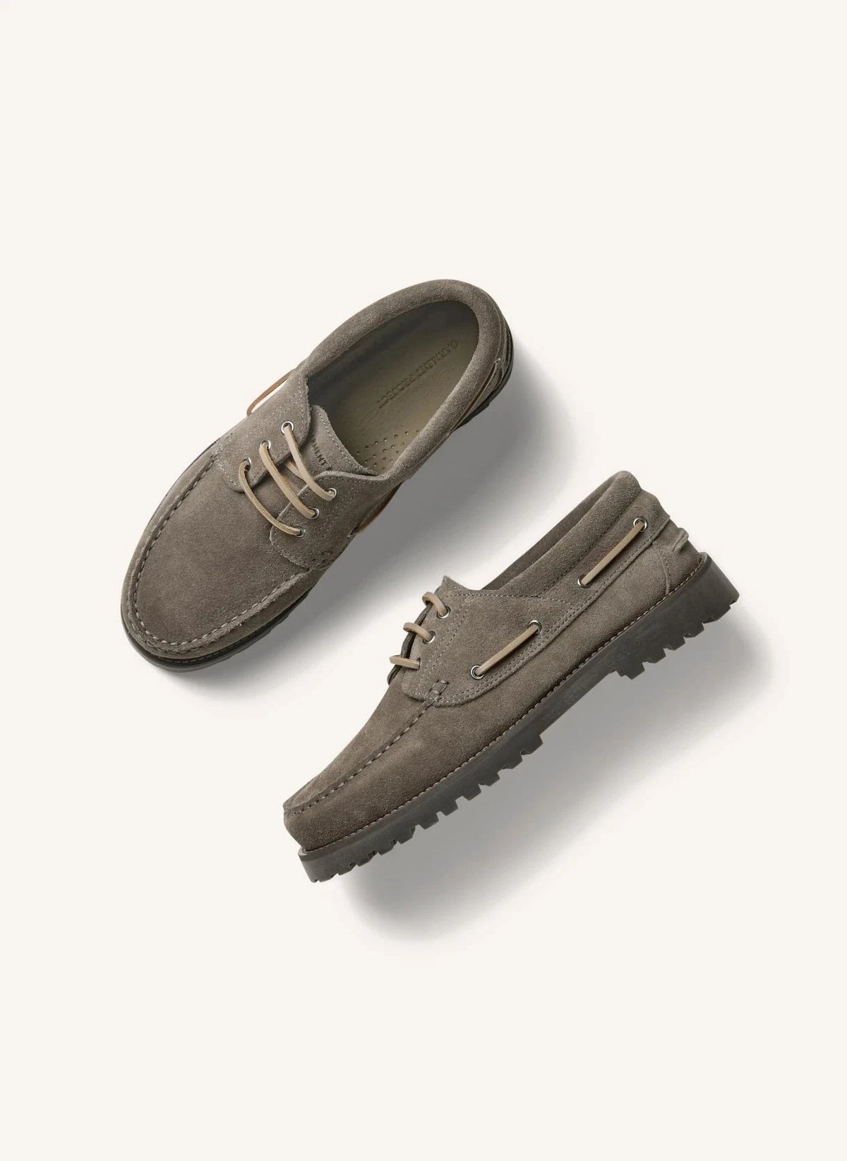 Garment Project - Ollie Suede Boat Shoe | Dark Grey