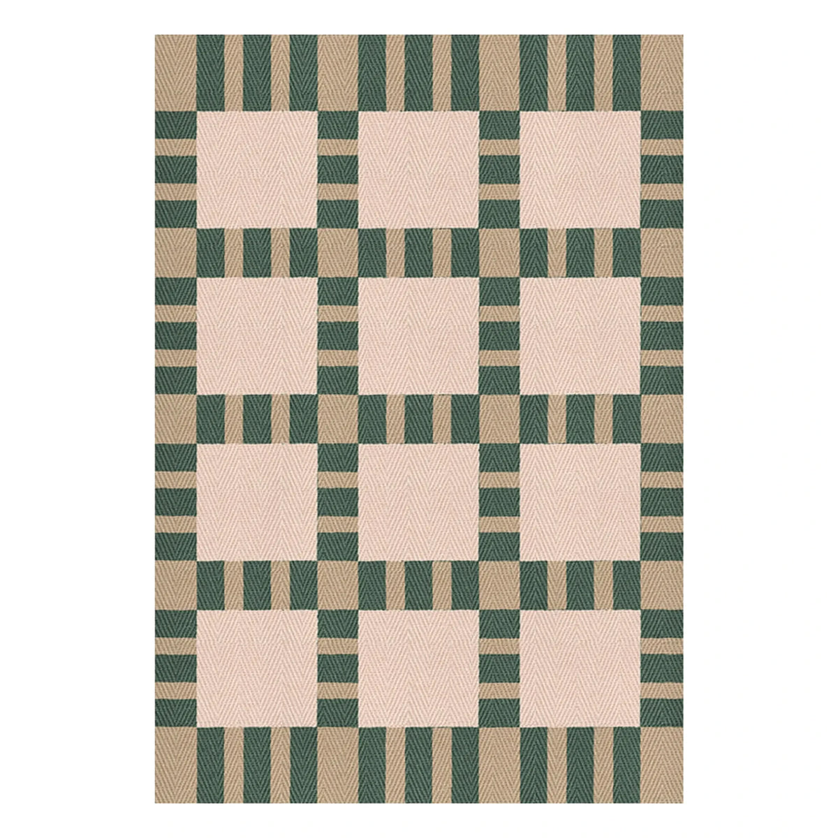 Layered - Late Breakfast Jute Rug, Evelina Kroon | Green