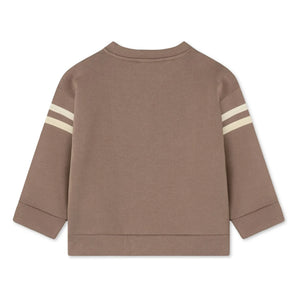 Fliink - Alvin organic cotton sweatshirt | Dark brown