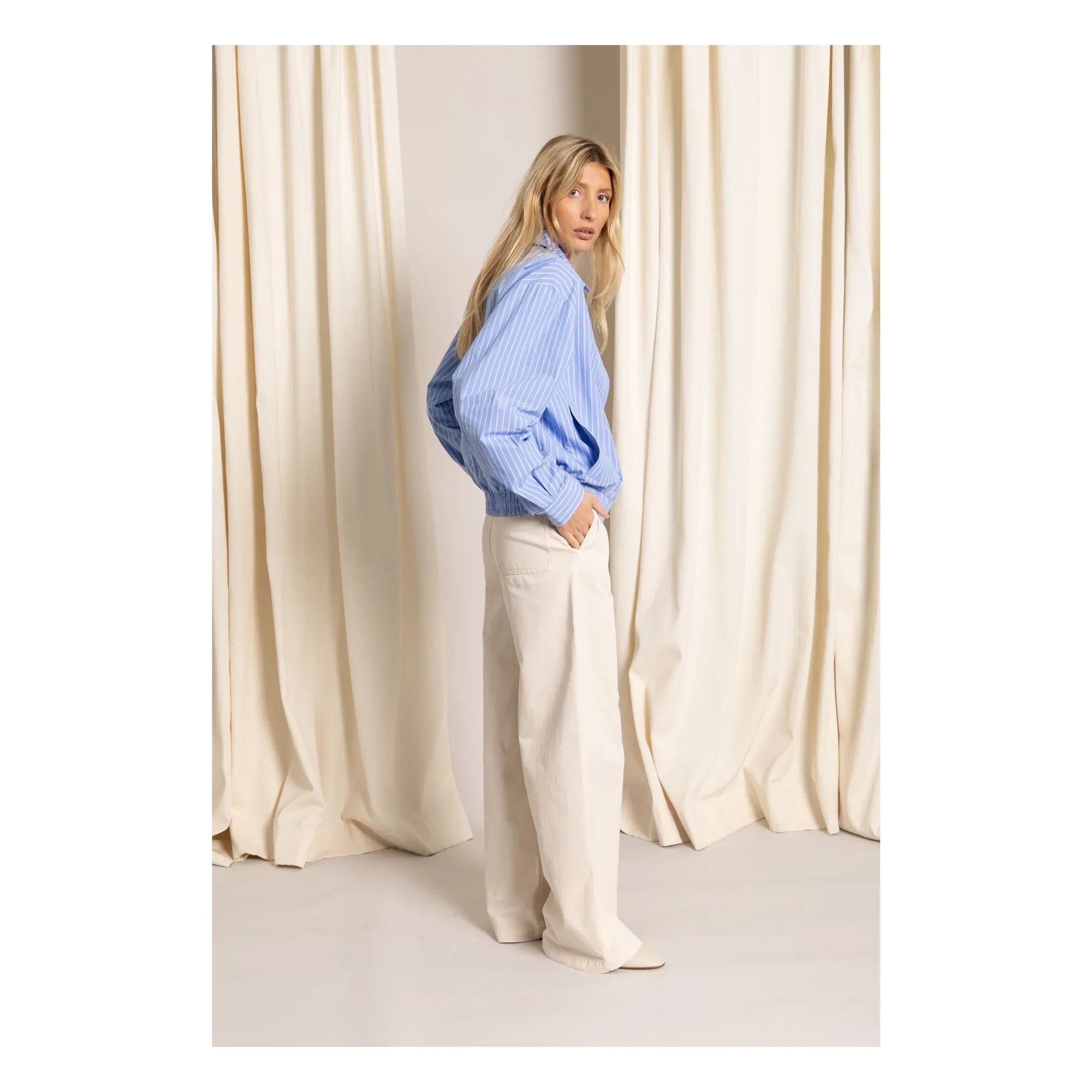 Smallable Woman - Wide-Leg Trousers Paris | Ecru