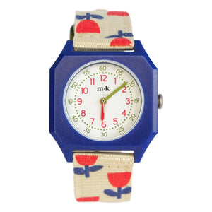 Mini Kyomo - Tulips Watch - Mini Kyomo x Taxi Brousse | Red