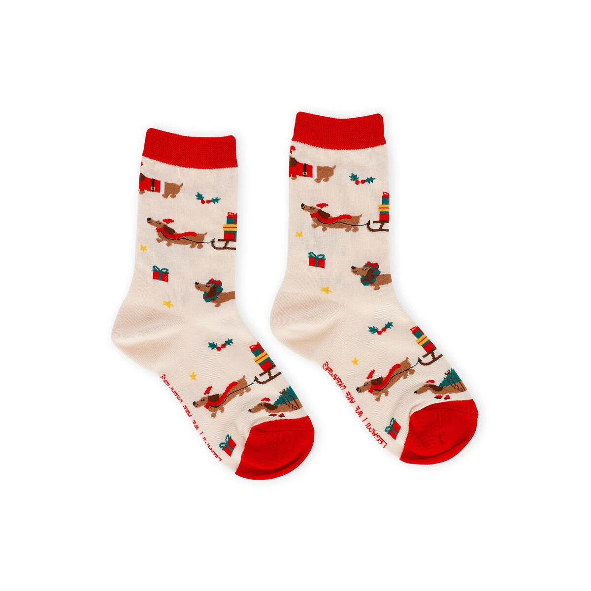 Legami - Kids' Christmas Socks Dachshund Size 28-35 - A Perfect Fit!