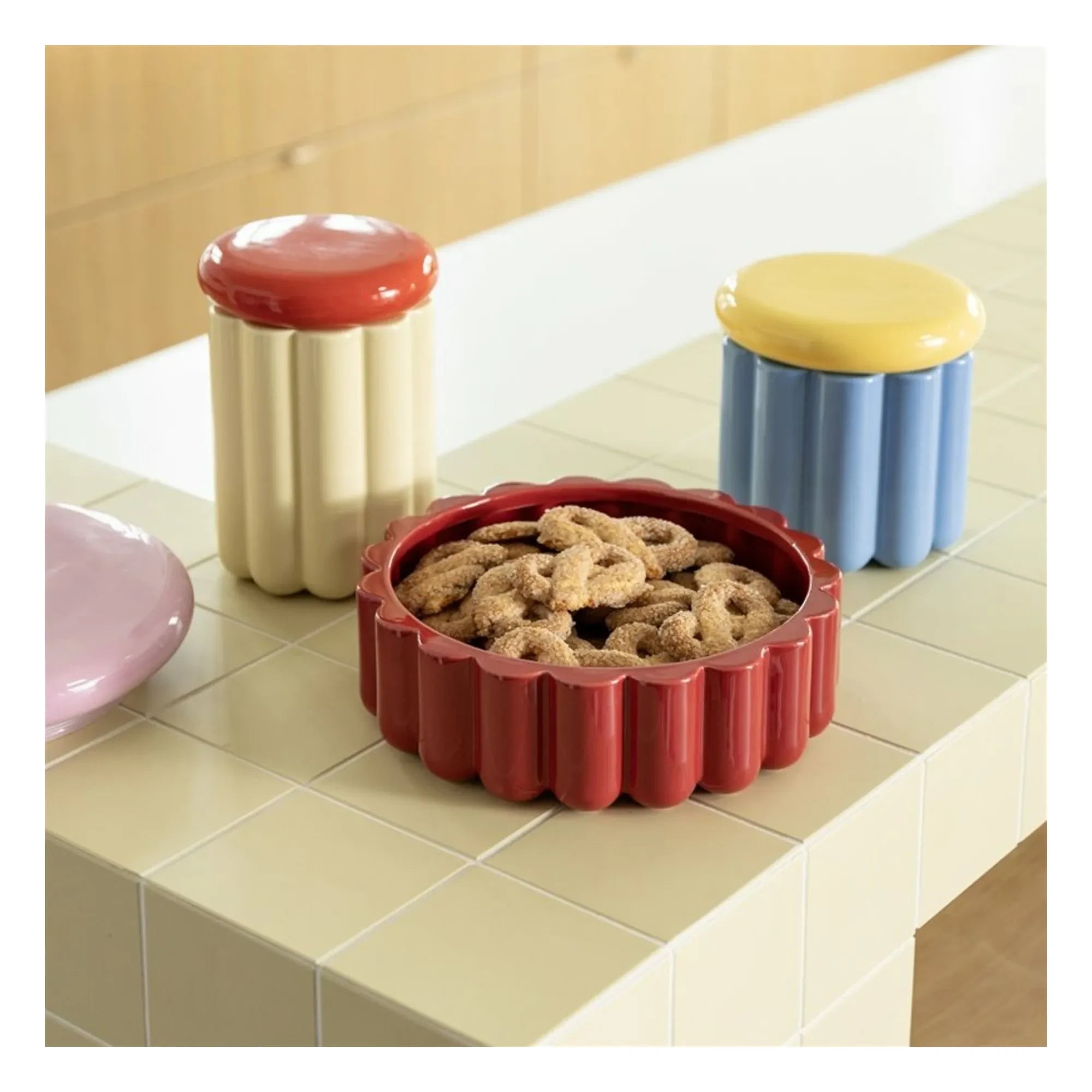 &Klevering - Charlo Storage Container | Light Blue