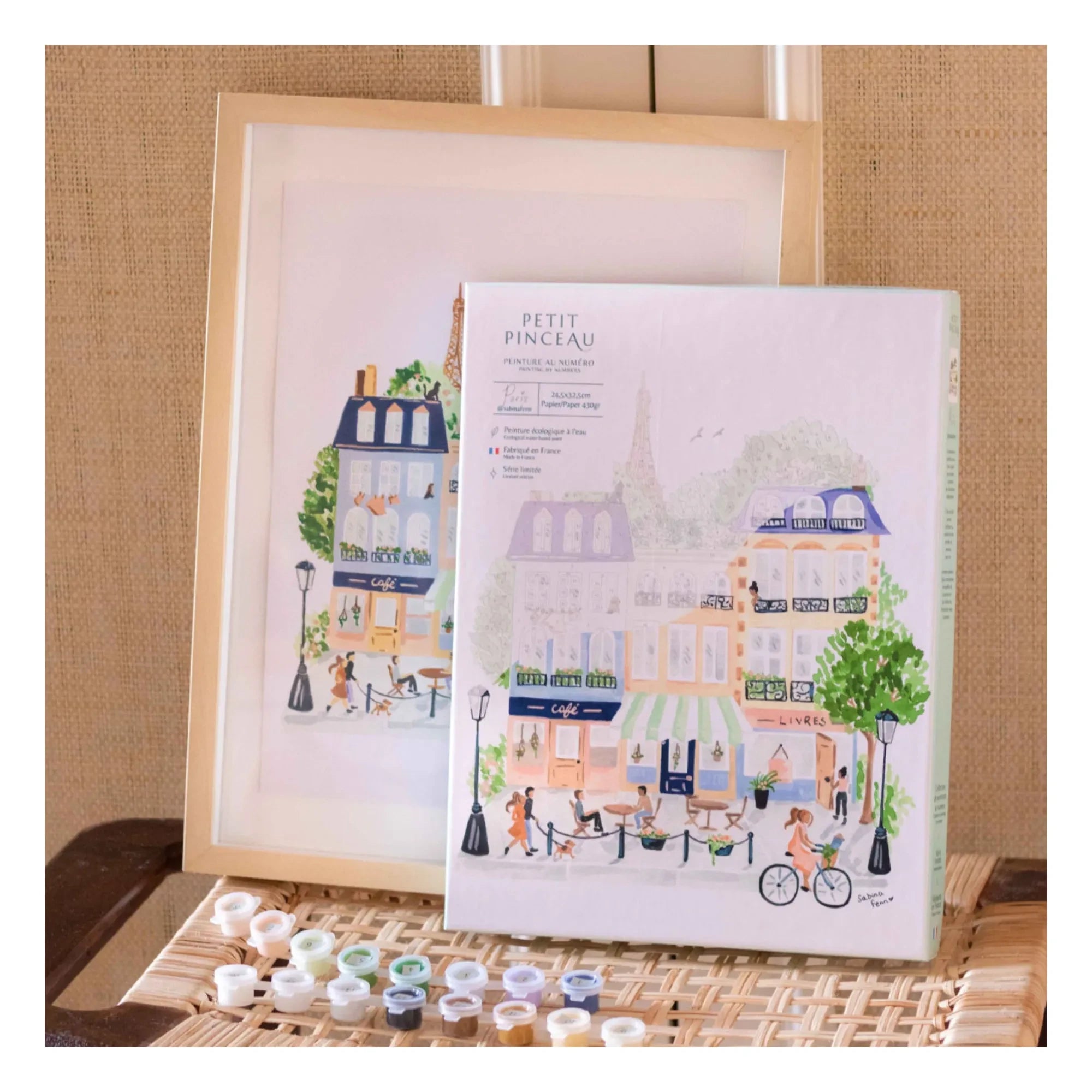 La Petite Épicerie - Numbered Paint Set - Paris