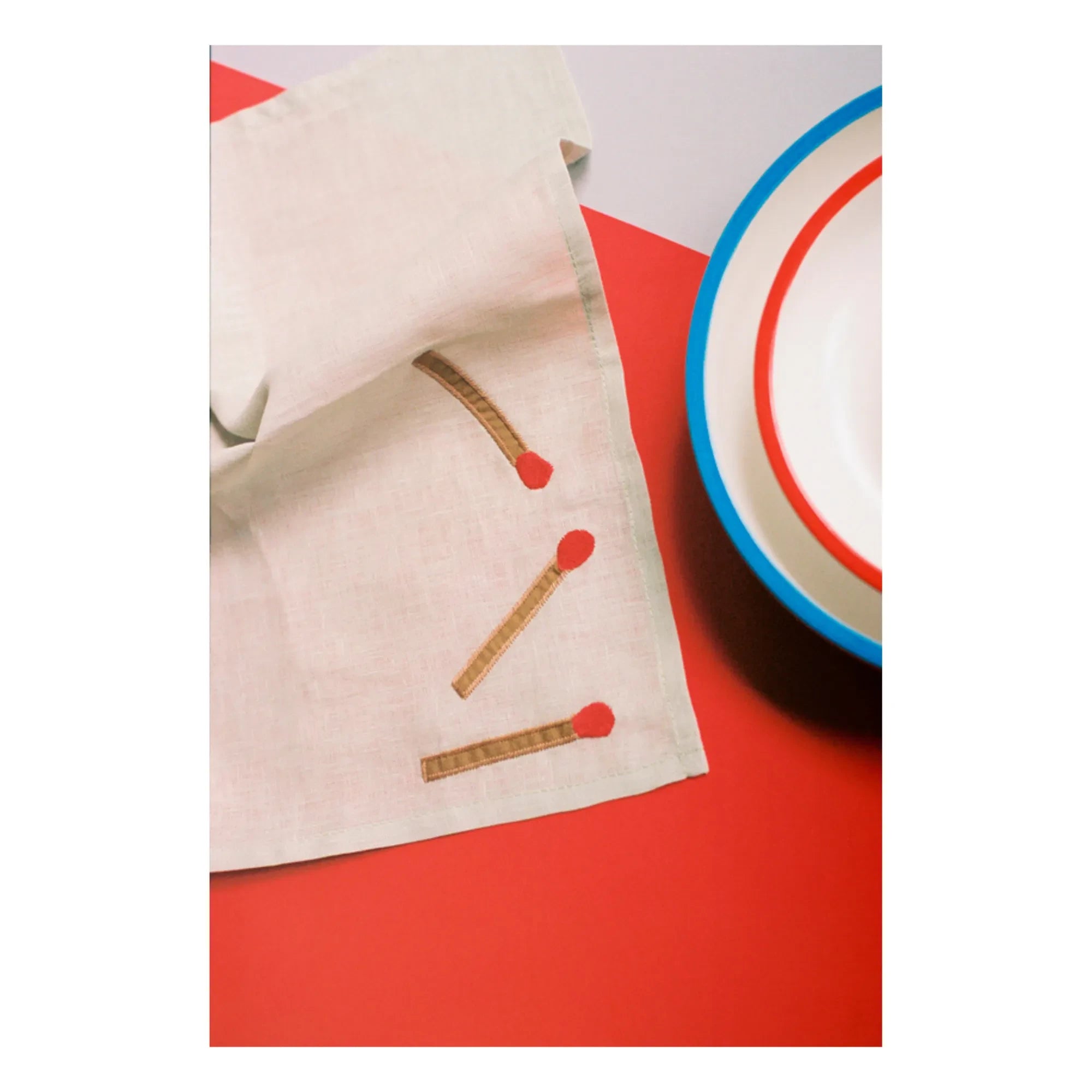 Hay - Dessert Napkins - 4-piece Set | White
