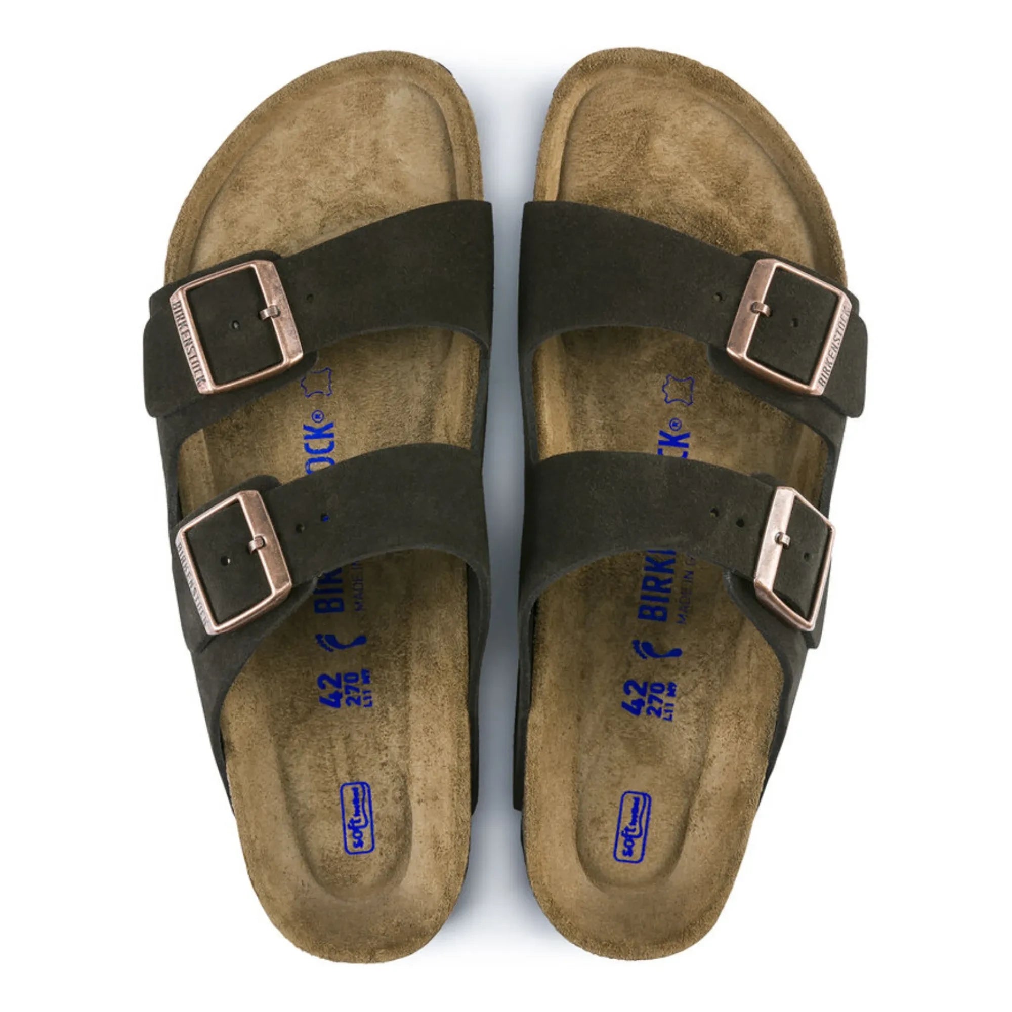 BIRKENSTOCK - Yetişkin Koleksiyonu Süet Arizona Sandaletler | Kahverengi