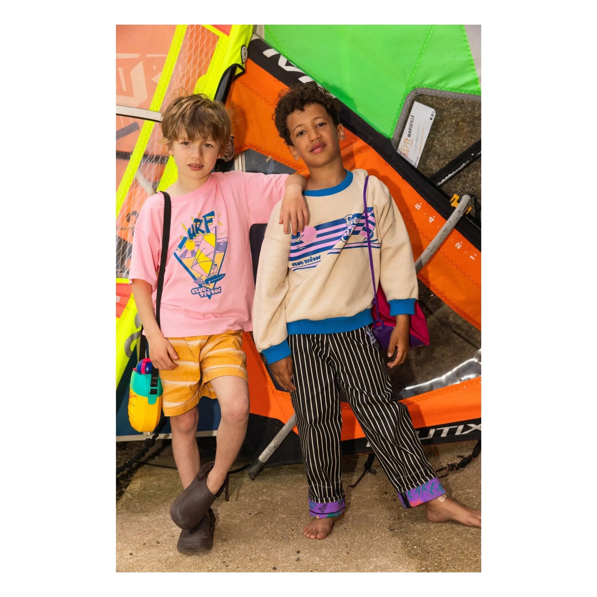 Club Trésor - Wind Surf T-Shirt | Pink