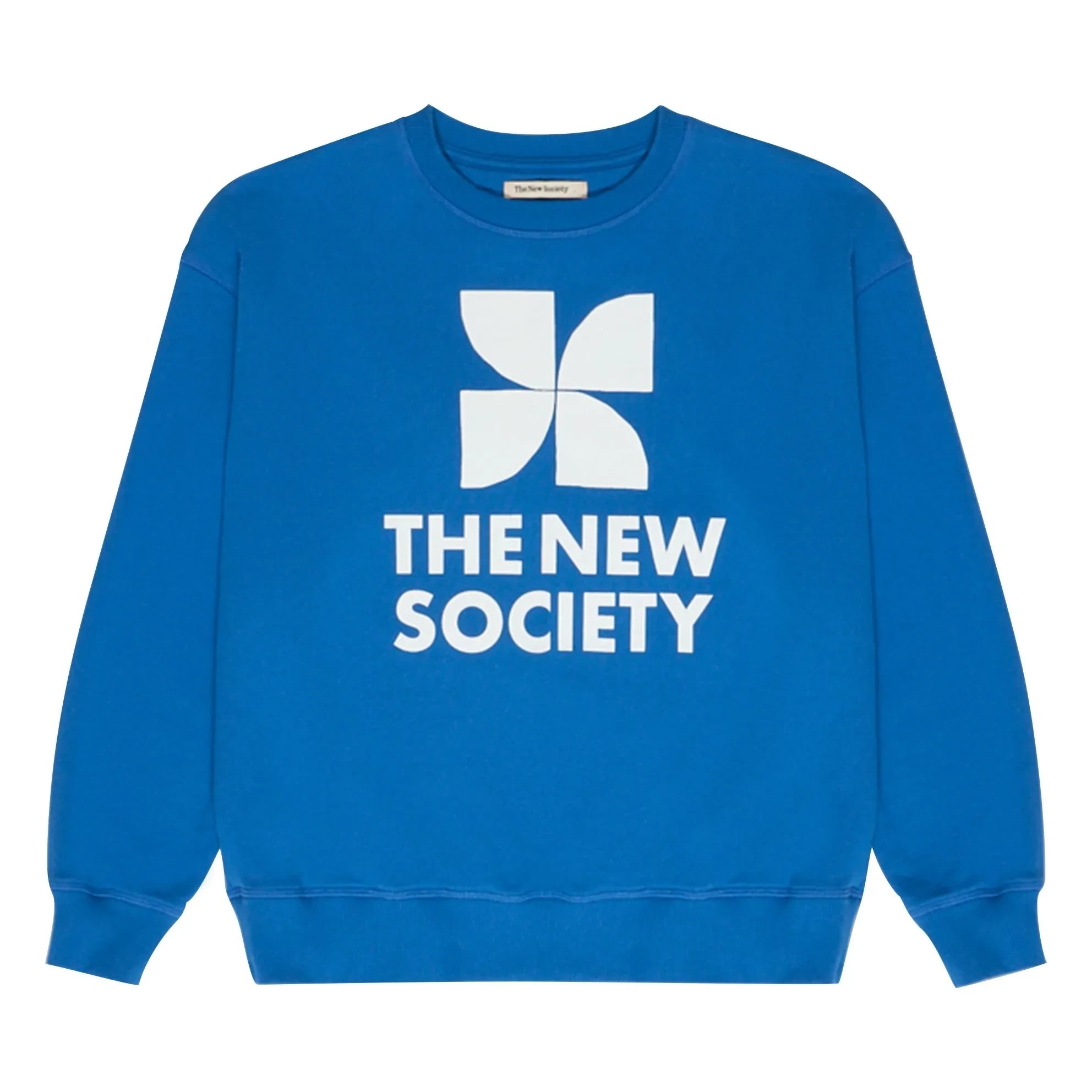 The New Society - Mykonos Logo Sweatshirt | Blue