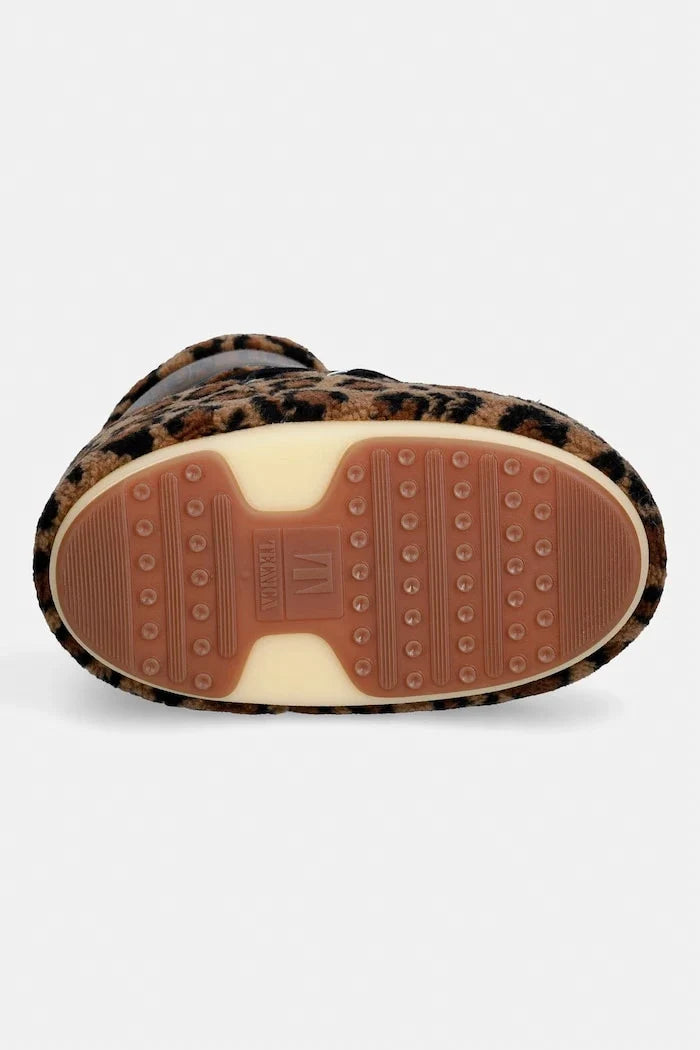 Moon Boot MB ICON LOW FLEECE LEOPARD kadın kar botu