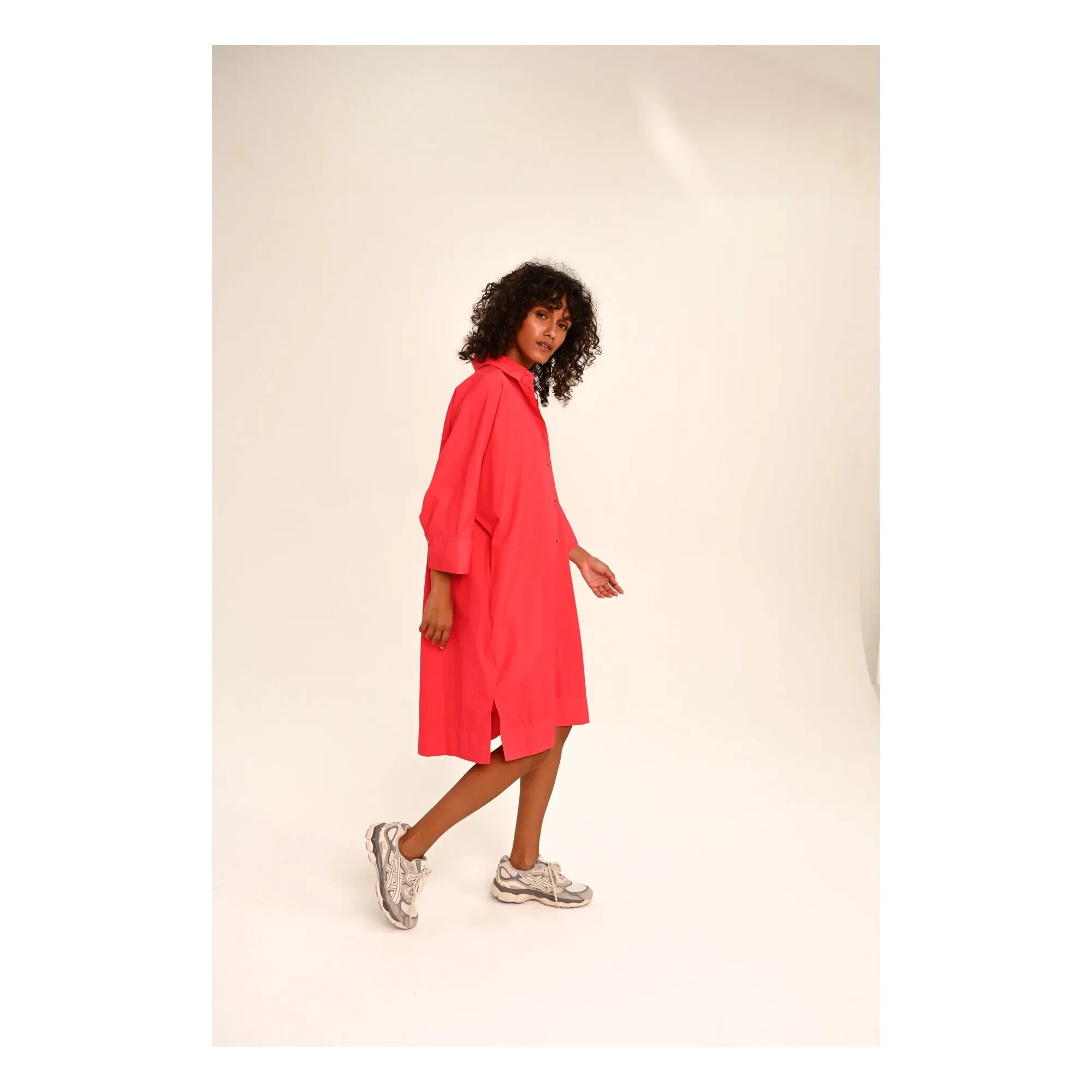 Sacrécoeur - Giulietta Poplin Dress | Red