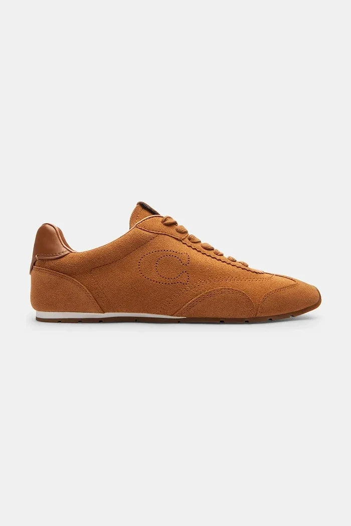Kadife Coach Flat Sneaker
