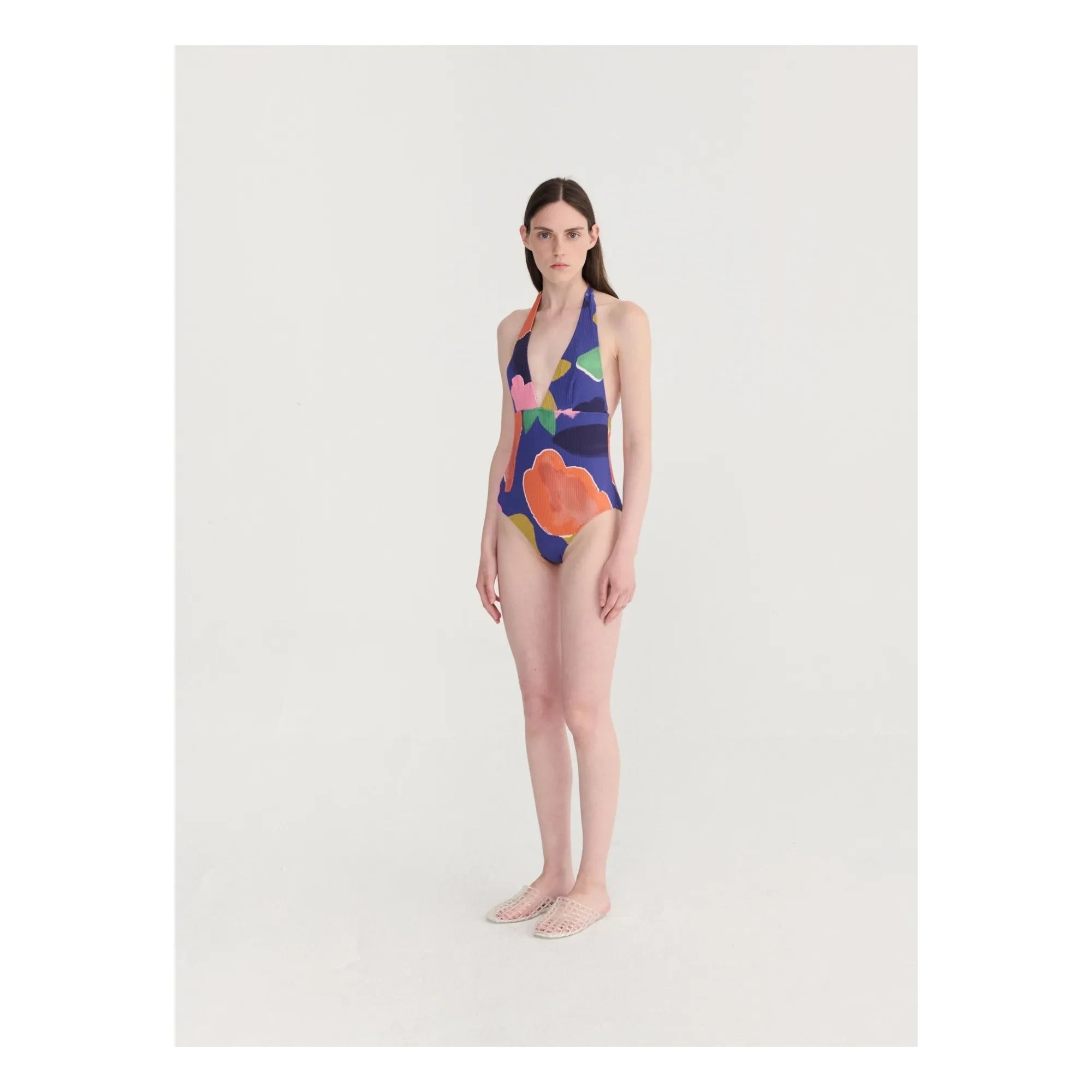 Bobo Choses - Blooming Color One-Piece Swimsuit | Blue