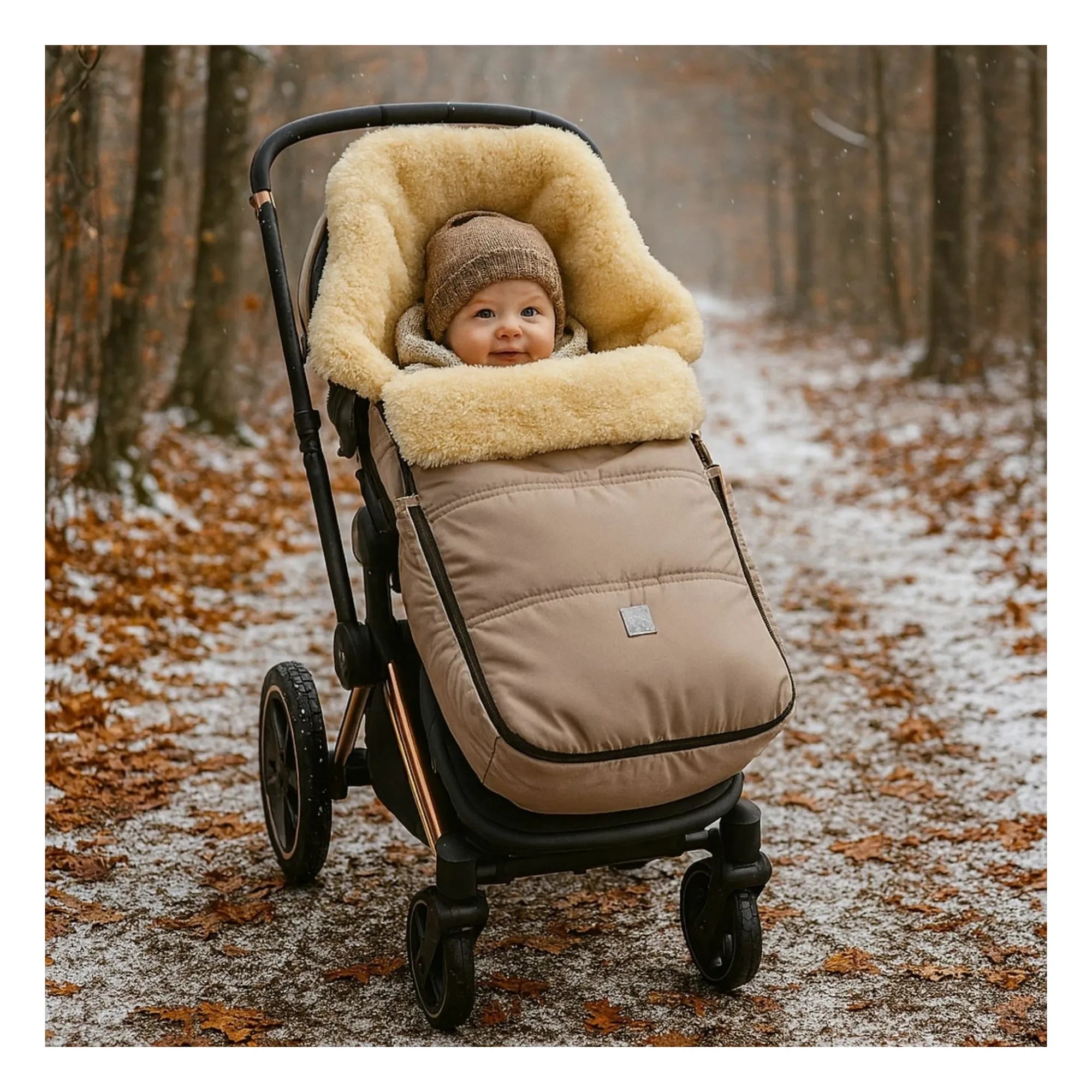 Kaiser - Dublas 2.0 universal kuzu derisi footmuff | Bej