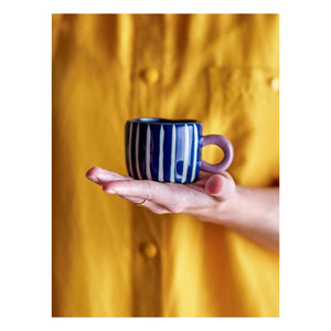 Bloomingville - Nini Stone Ceramic Mug | Blue