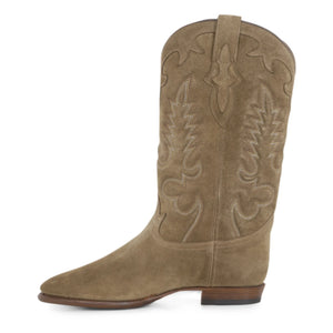 Shiloh Heritage - Midnight Suede Boots | Beige