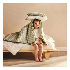 Charlie Crane - Doli Quilt and Pillow - Charlie Crane x MUES Design | Green
