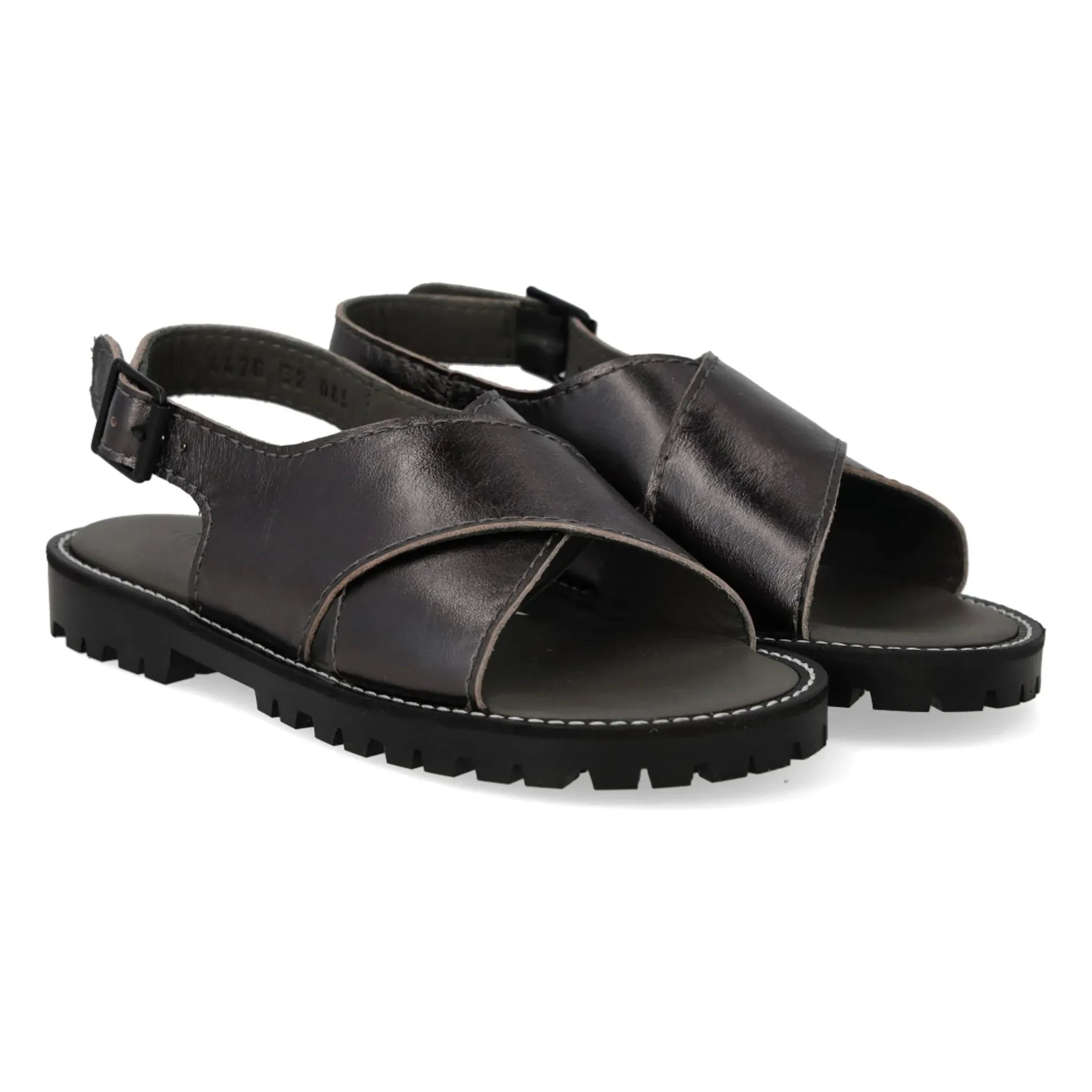 Angulus - Cross-strap sandals | Black
