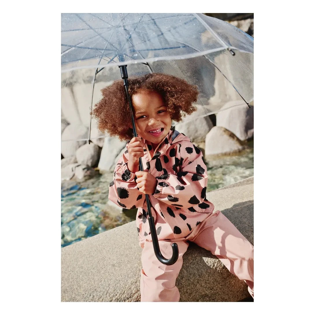 Liewood - Adelina Leopard Print Puffer Jacket Made From Recycled Fibers | Light Pink