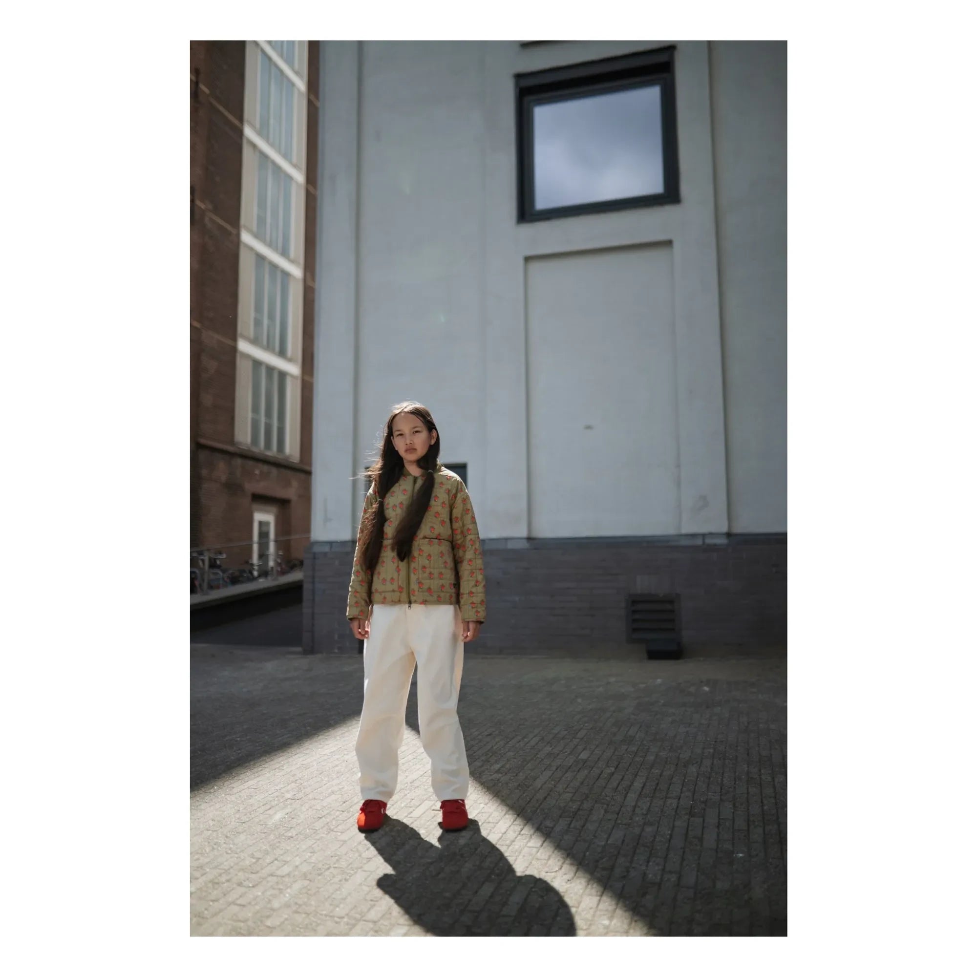 Repose AMS - Jean Barrrel Organic Cotton | Off-white