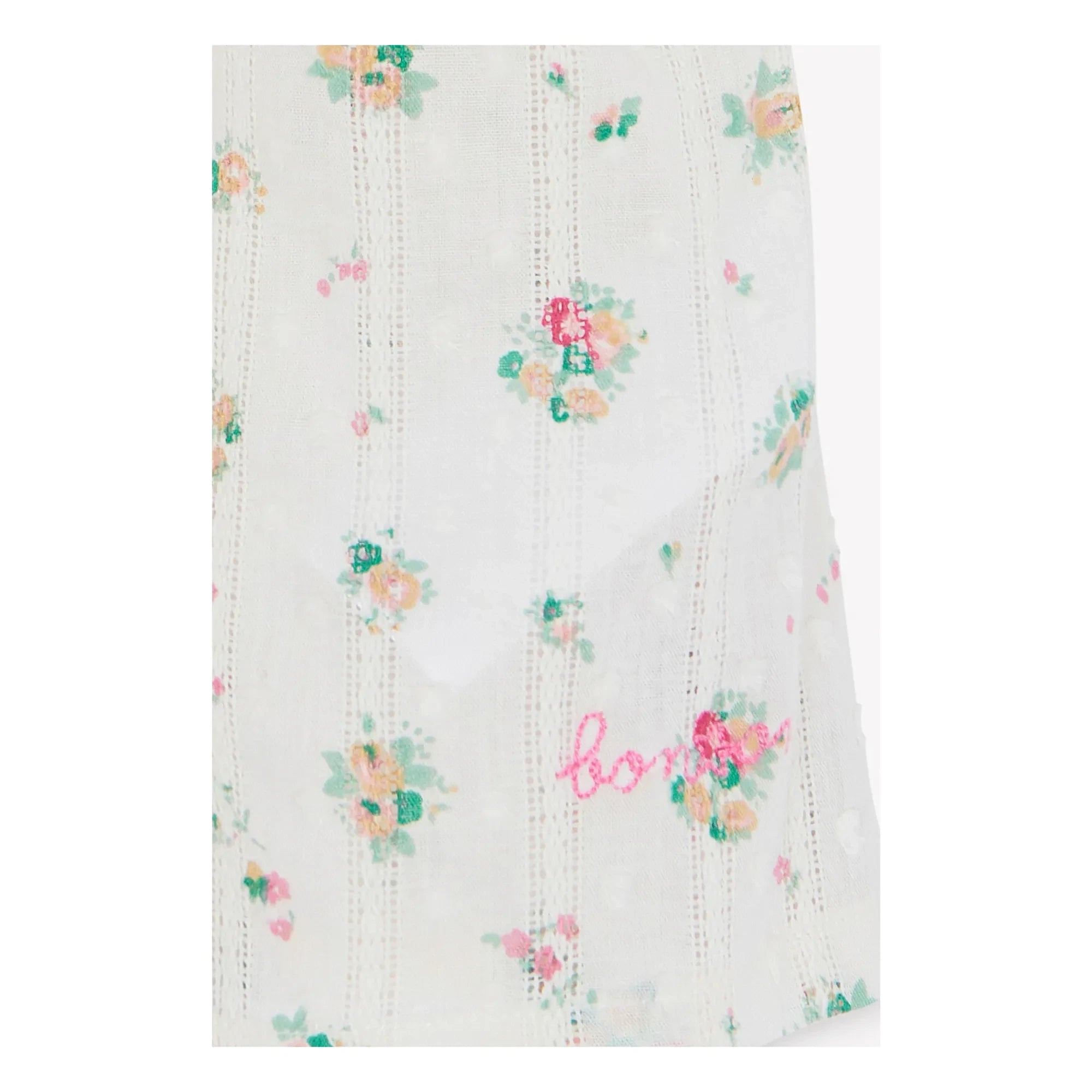 Bonton - Lorelei Bouquets Claudine Collar Shirt | Off-White