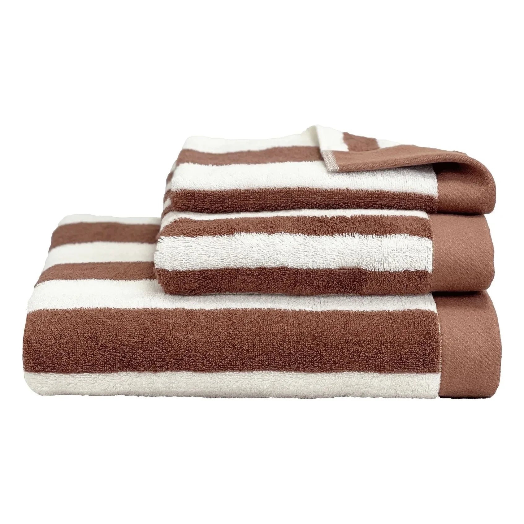 Haomy - Santorini Cotton Bath Towel | Mocaccino