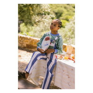 Favorite People - Striped Romper | Blue