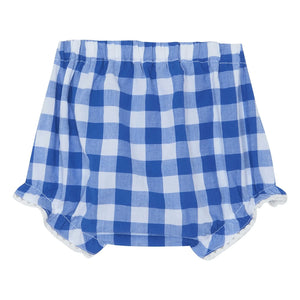 Tartine et Chocolat - Vichy Top and Bloomer Set | Royal Blue