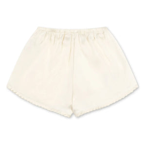 Konges Sløjd - Sheeny Embroidered Shorts | Ecru