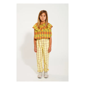 Piupiuchick - Checkered Pants | Light Yellow