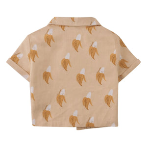 Gingersnaps - Ekko Banana Linen Shirt | Beige