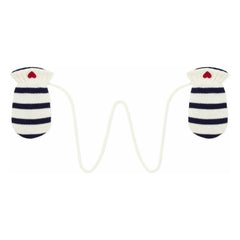 Petit Bateau - Marinière Gloves | Ecru