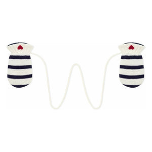 Petit Bateau - Marinière Gloves | Ecru