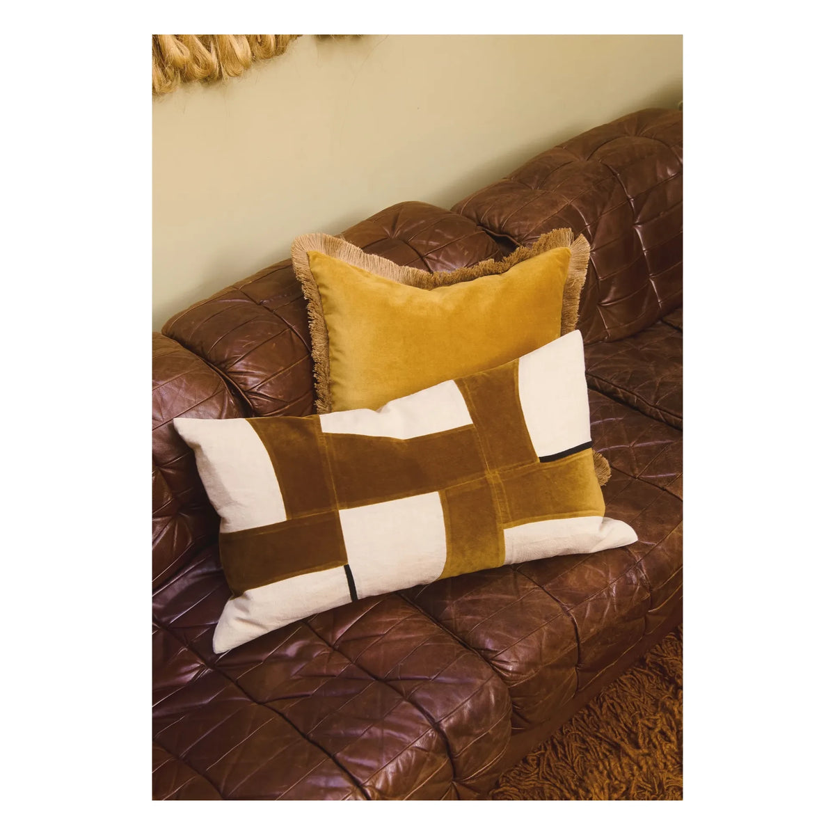 Olsson & Jensen - Julie Velvet Cushion Cover | Mustard