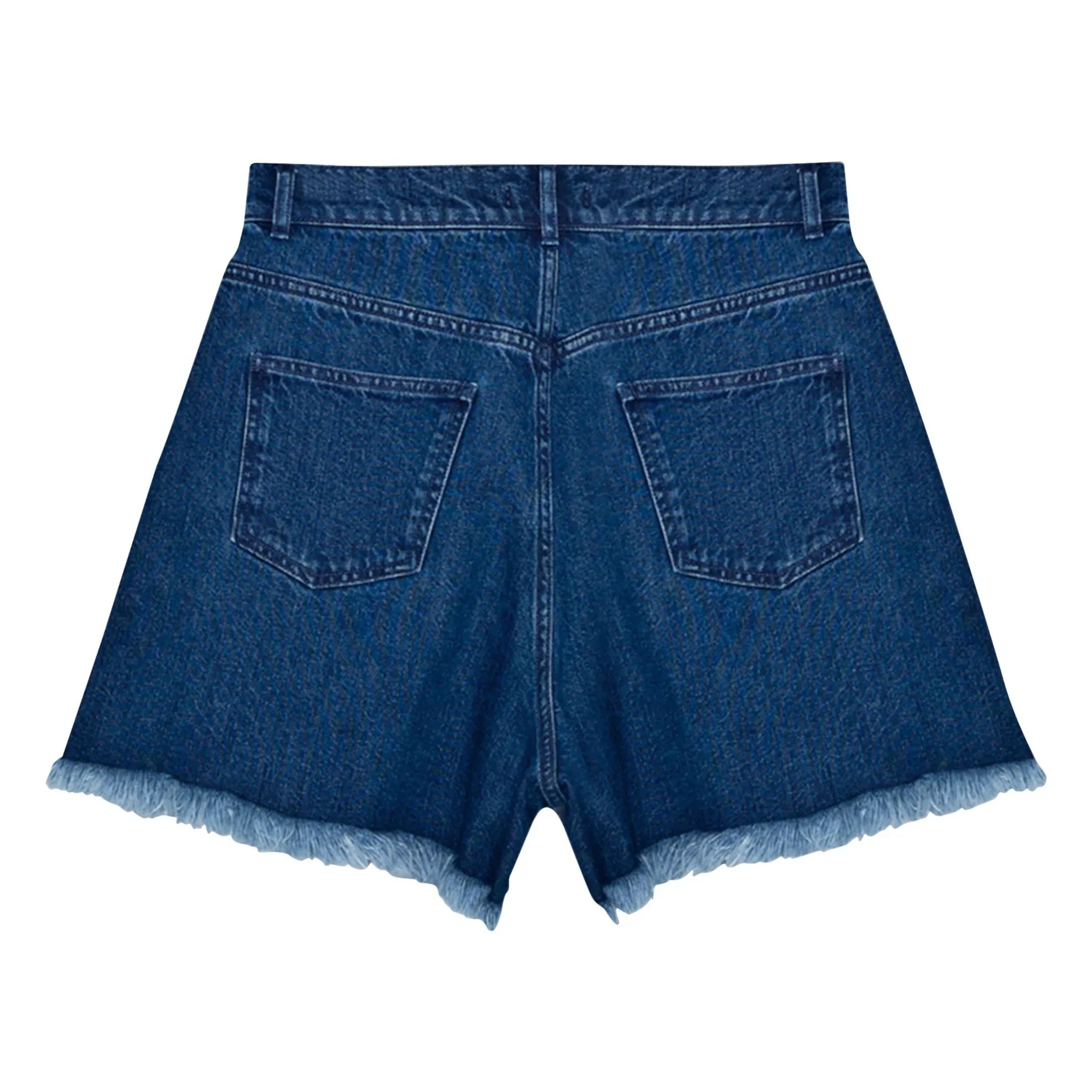 the new society - Cotton Shorts | Denim Blue