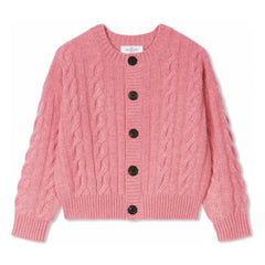 Bompard - Knitted Cashmere Cardigan | Pink