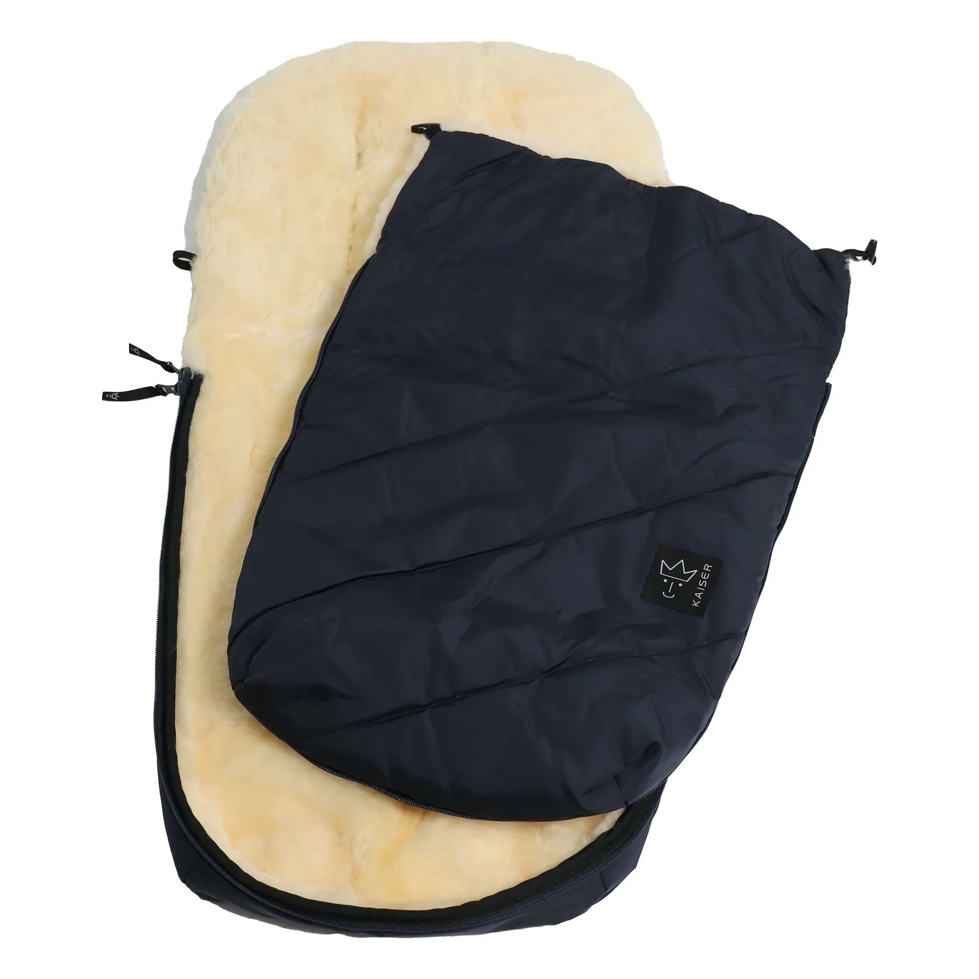 Kaiser - Hugo Kudu Leather Universal Foot Warmer | Navy Blue