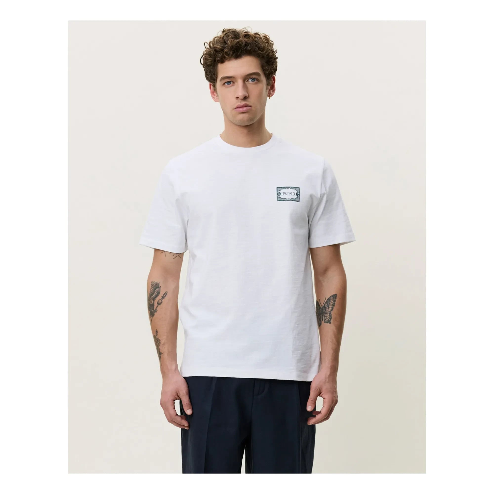 Les Deux - Italian T-shirt | White