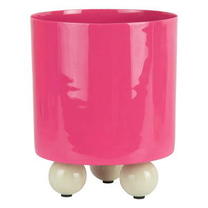 Present Time - Double Funky Planter | Pink