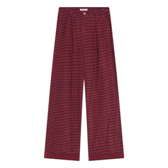 Maison Hotel - Paco Chateau Kadife Pantolon | Bordo