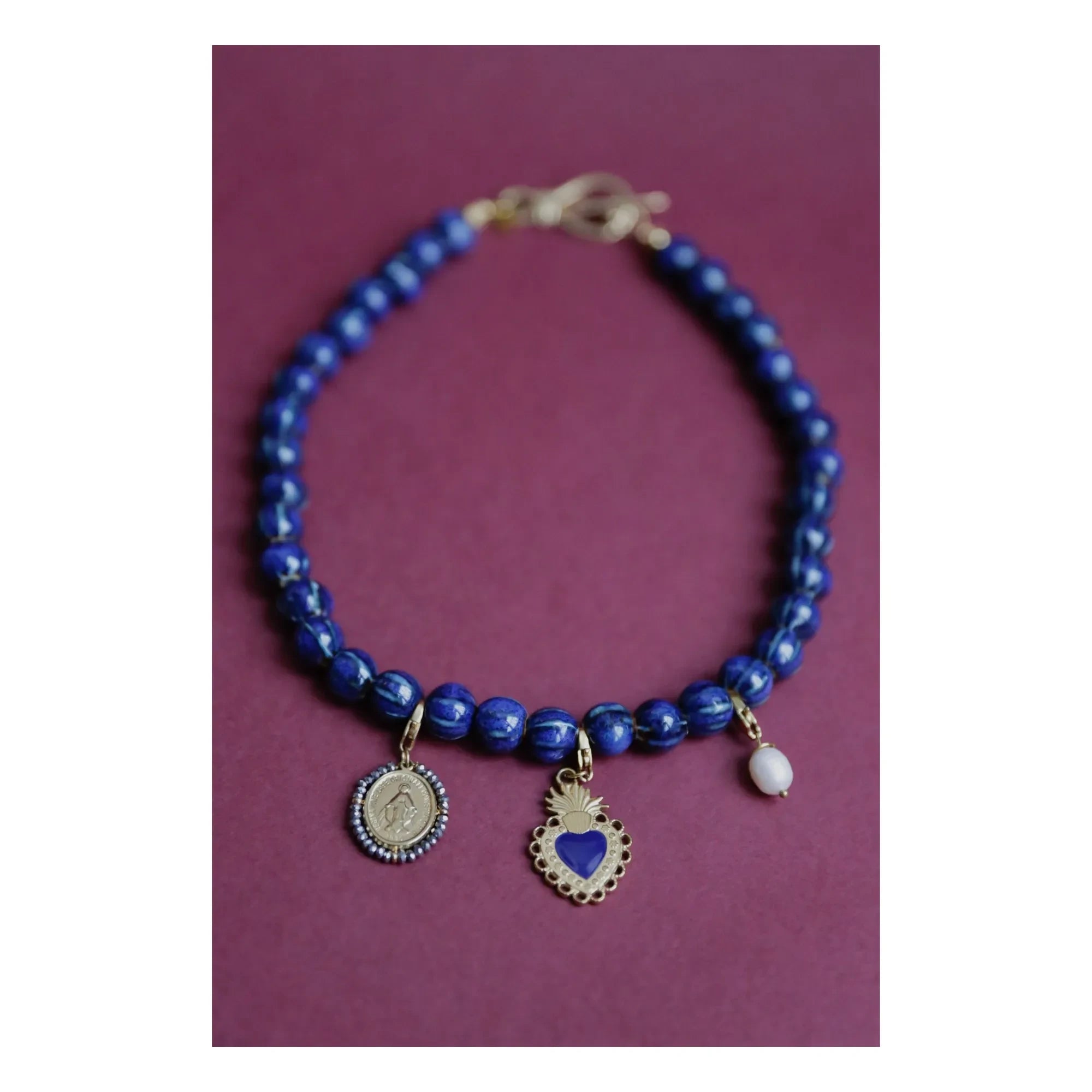Palas - Seria 2 Necklace | Blue