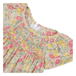 Tartine et Chocolat - Floral Gathered Blouse | Yellow