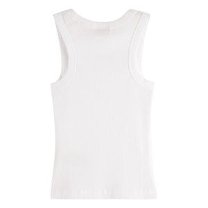 Scotch & Soda - Ribbed Tank Top Organic Cotton | White