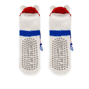 Legami - Kids' Christmas Slipper Socks Polar Bear - A Perfect Fit!