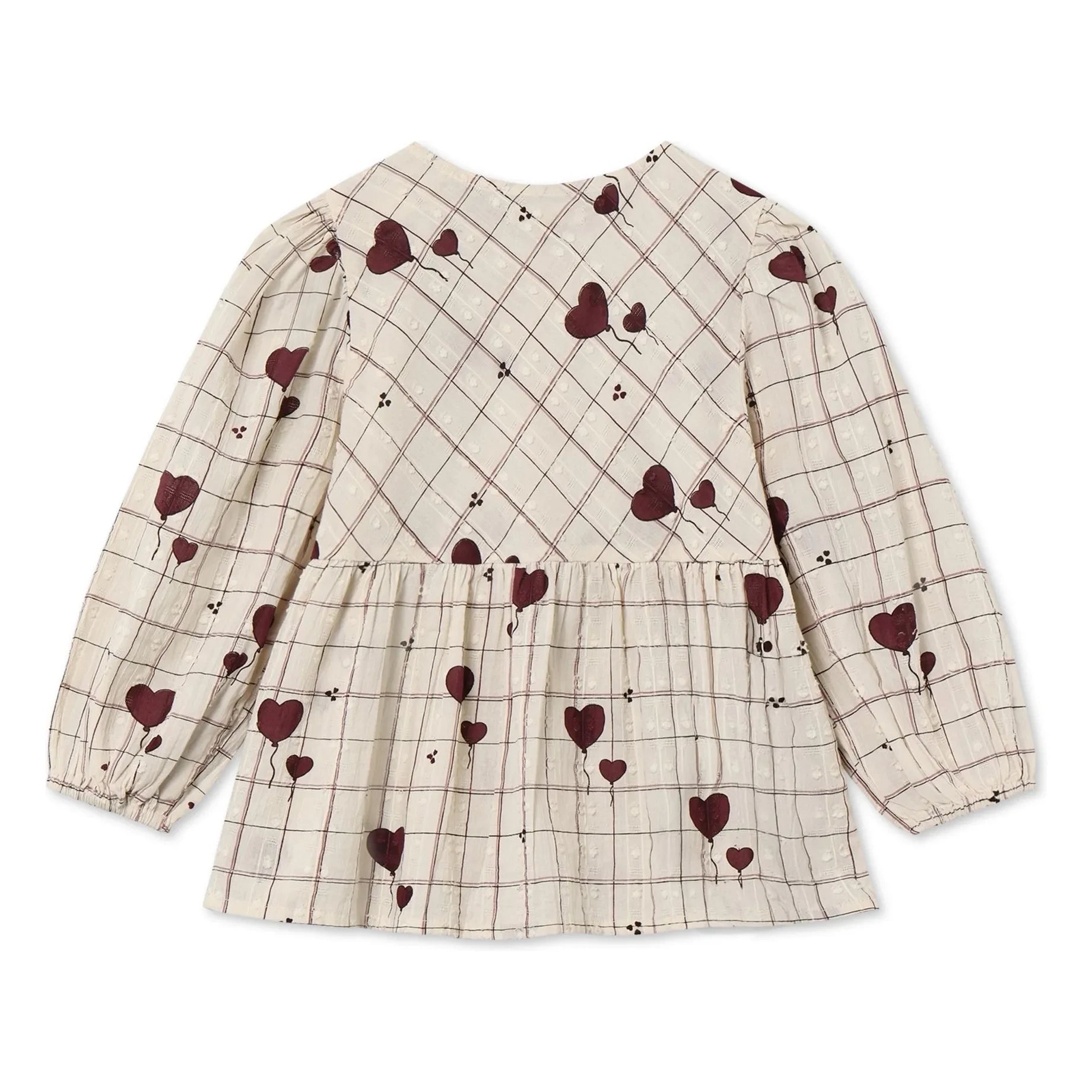 Fliink - Ilove Checked Blouse | Ecru