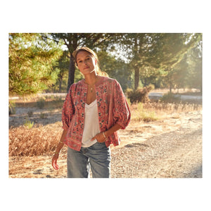 M.A.B.E. - Darla Cotton Jacket | Pink