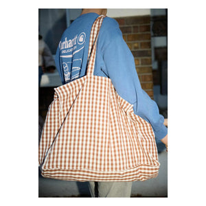 Gabrielle Paris - Mocha Check Weekend Bag | Mocha