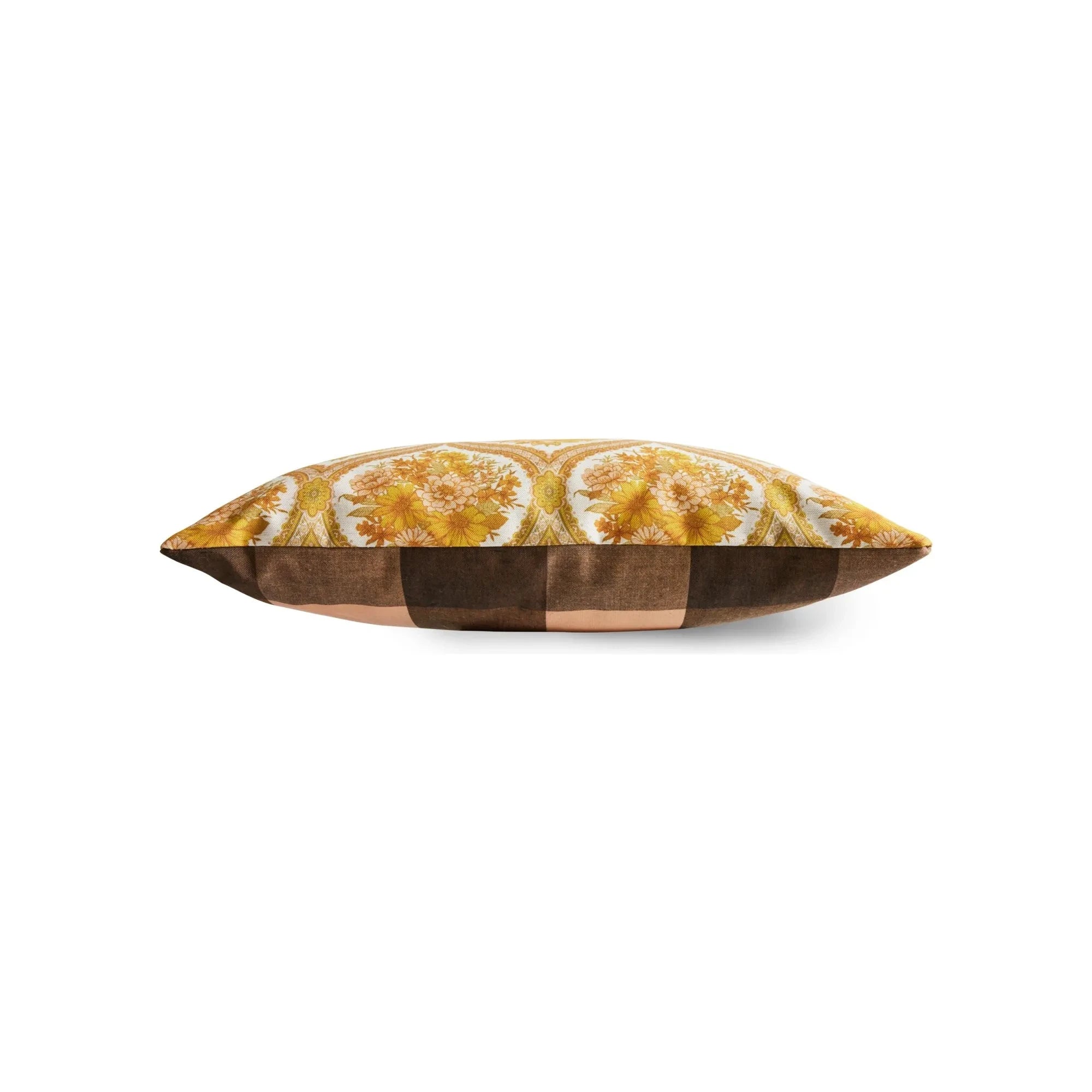 HKliving - Loft Printed Cushion | Yellow