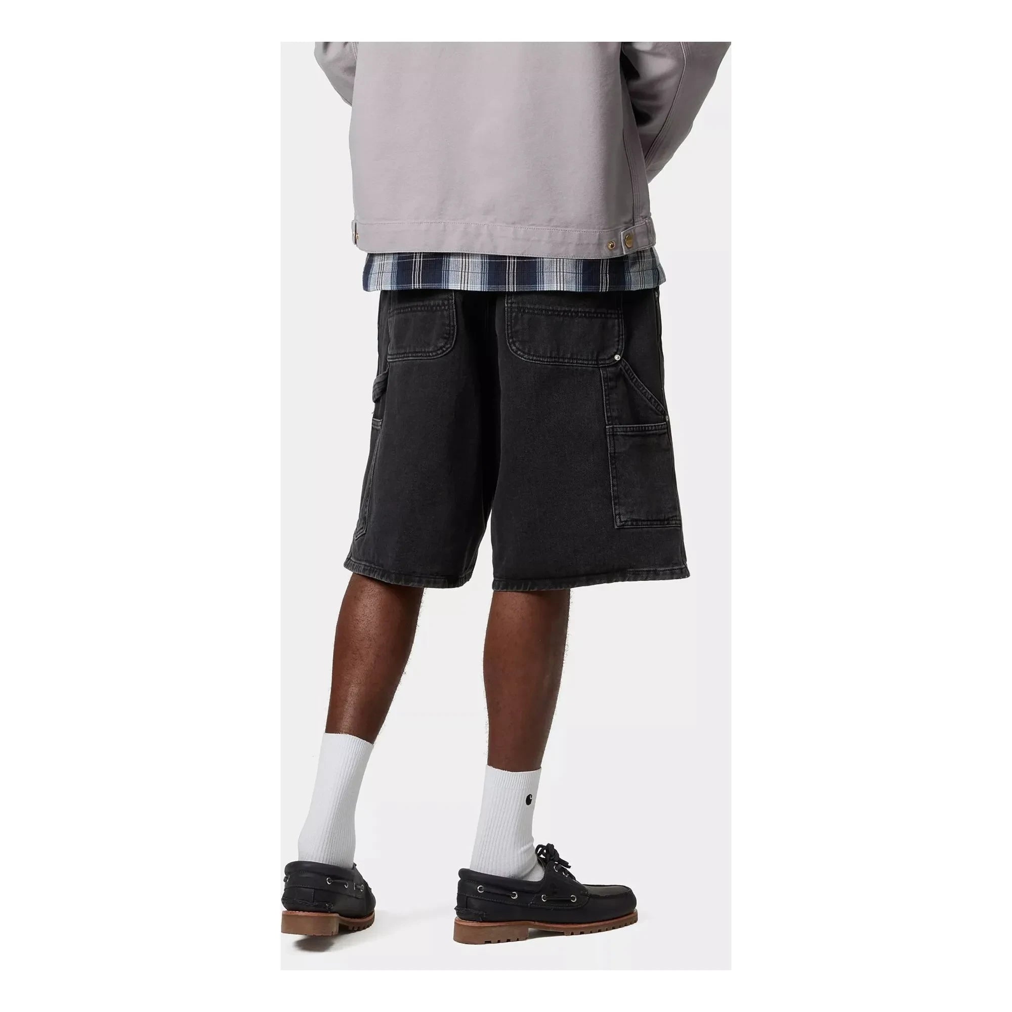 Carhartt WIP - Organik Pamuk Rivet Şort | Siyah
