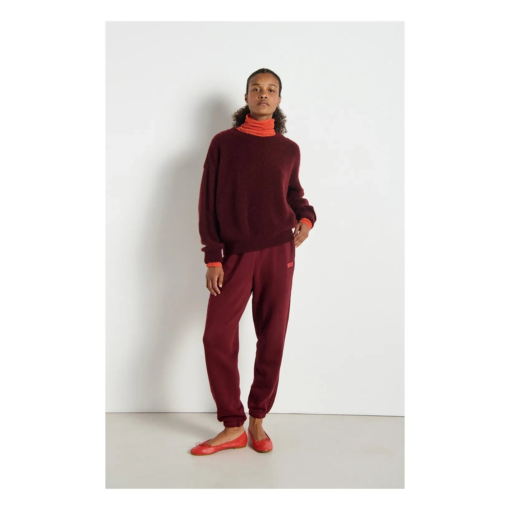 American Vintage - Vitow Alpaka Kazak | Garnet