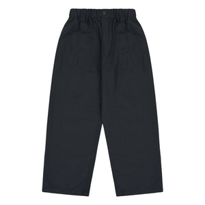 Kappy - Pleated Detail Wide Leg Trousers | Navy Blue